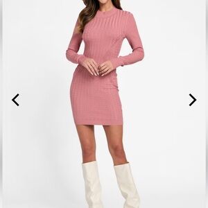 Guess Devin Mock Neck Sweater Dress (XS)